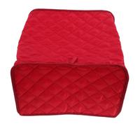 Housse Anti-poussière pour Grille Quatre Tranches Rouge Polyester | Modèle Extensible, Look Minimaliste Uni, pour Petites Cuisines et Comptoirs Rangés, Protège les Parties Internes