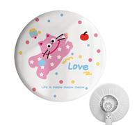 Housse anti-poussière pour ventilateur électrique Motif Dessin Animé | Housse ronde de ventilateur Pour Maison Chambre à Coucher Appartement Bureau Cuisine