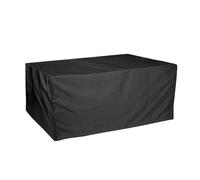 Housse Anti-Poussière Rectangulaire 120x120x74cm, Housse Anti-Poussière Et Imperméable Pour Jardin Extérieur En Tissu Oxford, Noir, Noir