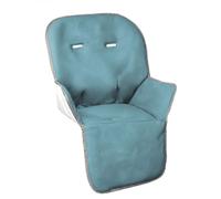 Housse assise chaise haute - bleu