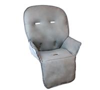 Housse assise chaise haute - gris