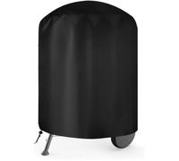 Housse Barbecue Exterieur,Bache de Protection Exterieur Ø 76 x 91 cm, Housse plancha Exterieur Tissu Oxford 210D, imperméable,Noir