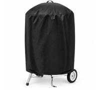 Housse Barbecue Exterieur pour VEVOR 18in Kamado 18in 45cm 2025 2026+ | 210D Rond Bache Barbecue Exterieur Imperméable Cordon Serrage, Sangles Poignées Anti-Vent/Anti-UV/Antipoussière/Anti-Humidité
