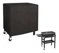 Housse Barbecue Oxford 420D 100x65x90cm, Bâche Imperméable Anti-UV Anti-Poussière Anti-Vent Pour Desserte Keter Unity
