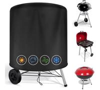 Housse Barbecue Ronde Ø71×65 cm, Oxford 210D Imperméable pour Weber 57 cm