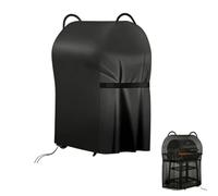 Housse Barbecue Semi-Circulaire Protection Imperméable Oxford pour Jardin | Structure Semi-circulaire Ergonomique Sangles Ajustables Coupe-vent Tissu Oxford 210D Résistant Poignée Pratique Intégrée