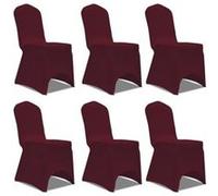 vidaXL Housse extensible pour chaise – Set 6 pièces