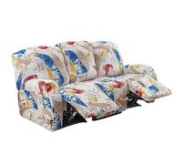 Housse Canapé Relax Extensible 1/2/3 Places, Housse de Fauteuil Relax Inclinable Electrique 8/6/4 Pièces, Couverture de Chaise Canapé Relax avec Poche,Protecteur pour Fauteuil Inclinable ( Color : #18