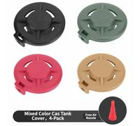 Housse Cartouche pour gaz Nylon Léger 4g pour Randonnée Housse | Joint étanche , empêche fuites de pour gaz, idéal sécurité camping, nylon haute résistance(Mixed Colors)