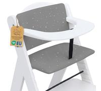 Housse chaise haute bebe 2 pièces - coussin assise pour bébé confortable pour Hauck et Stokke coussins et housses pour chaises enfant avec un revêtement certificat Oeko-Tex Galaxie