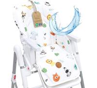 Housse chaise haute bebe - coussin assise pour bébé confortable coussins et housses pour chaises enfant avec un revêtement imperméable stable certificat Oeko-Tex 1. Safari