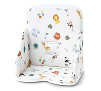 Housse chaise haute bebe - coussin assise pour bébé confortable coussins et housses pour chaises Hauck et Stokke enfant avec un revêtement imperméable stable Safari
