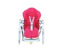 Housse Chaise Haute pour Bébé, Housse de rechange pour coussin d'assise Peg Perego, Prima Pappa, Diner Rouge