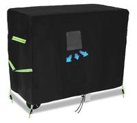 Housse Chariot Plancha 100×60×90 cm, Bâche Imperméable avec Élastique de Serrage