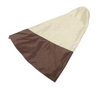 Housse Chiminea Ronde Extérieure en Polyester, Résistante aux Déchirures | Protection UV et Contre L’eau, Multi-tailles pour Foyer D’extérieur, Usage Toute Saison, Résistante au Vent