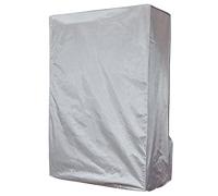Housse Climatiseur Mobile, Cache Climatiseur Exterieur, Grande Unité Extérieure Double Couche, Entièrement Fermée sur les Cinq Côtés(Gray,92x135x36cm/36x53x14in)