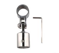 Housse coulissante en acier inoxydable 316 pour auvent Bimini pour tube de 22 mm et 25 mm de qualité marine avec ouleur argentée (22 mm)