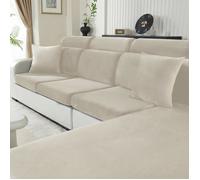 Housse Coussin Canapé Velours,Universelle Housse Assise Canapé Extensible,Protection Pour Meubles Couvre Pour Canape Antidér[BI103]
