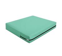 Housse Coussin Exterieur Impermeable, Housse Siège Canapé Protection Complète avec Fermeture Éclair, Amovibles Housse Assise Salon De Jardin Terrasse Caravane (Aqua,60×55×10cm)