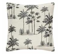 Housse coussin Palm 40x40 cm - Noir & Blanc
