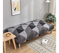 Housse/Couverture De Canapé Lit Clic Clac 140x190 Housse De Canapé sans Bras Extensible Housse Clic Clac sans Bras/Housse pour Canape sans Accoudoirs 3/2/1 Place ( Color : K , Size : 190-210cm/74.8-82