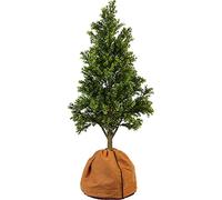 Royal Gardineer Housse d’hivernage pour pot de fleur - 40 x 40 cm - Marron