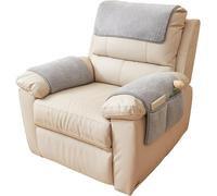 Housse D'appui-Tête D'accoudoir pour Accoudoir Canapé Couverture de Protection Fauteuil Relax Inclinable Noel 2 3 1 Places, Chien Chat, Antidérapant, Angle Cuir avec Oreilles(1943,2 Seaters 4 piece)