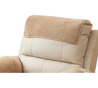 Housse D'appui-Tête D'accoudoir pour Accoudoir Canapé Couverture de Protection Fauteuil Relax Inclinable Noel 2 3 1 Places, Chien Chat, Antidérapant, Angle Cuir avec Oreilles(1945,No Pocket 1 piece)