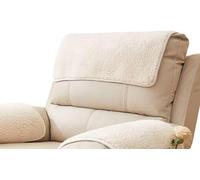 Housse D'appui-Tête D'accoudoir pour Accoudoir Canapé Couverture de Protection Fauteuil Relax Inclinable Noel 2 3 1 Places, Chien Chat, Antidérapant, Angle Cuir avec Oreilles(1947,No Pocket 1 piece)