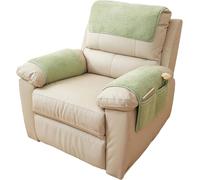 Housse D'appui-Tête D'accoudoir pour Accoudoir Canapé Couverture de Protection Fauteuil Relax Inclinable Noel 2 3 1 Places, Chien Chat, Antidérapant, Angle Cuir avec Oreilles(1948,3 Seaters 5 piece)