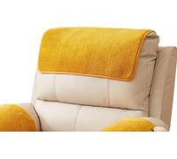 Housse D'appui-Tête D'accoudoir pour Accoudoir Canapé Couverture de Protection Fauteuil Relax Inclinable Noel 2 3 1 Places, Chien Chat, Antidérapant, Angle Cuir avec Oreilles(1950,No Pocket 1 piece)