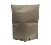 Housse d'arroseur isolée anti-refoulement - Manchon de protection contre le gel - Résistant aux intempéries - Pour systèmes d'irrigation - 61 x 61 cm - Café - 61 x 61 cm