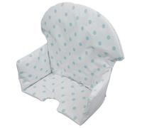 Housse d'assise point bleu chaise haute