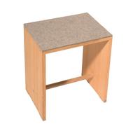 Housse d'assise pour tabouret Ulmer 5 mm Gris clair chiné Parkhaus Berlin OFFRE SPECIALE - PARKHAUS BERLIN SFC 1017 011 EZ