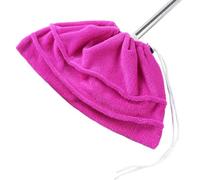 Housse de balai - 13,78 pouces - Tissu faible réutilisable - Coussin de nettoyage lavable - Tête en microfibre multi-usages pour le nettoyage quotidien - Outil de dépoussiérage pour sol en bois dur