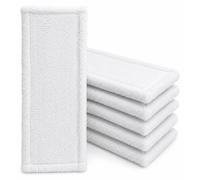 Housse de balai à franges professionnelle 40 cm en microfibre – Lot de 10 housses pour support pliable | Housse de rechange pour le nettoyage des sols à la maison, dans la restauration et dans le sect