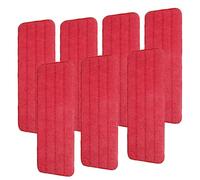 Housse de Balai Serpillière Tampons de vadrouille en microfibre, 7 paquets | Têtes de rechange for recharge de pulvérisation, nettoyage des sols humides/secs