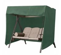 Housse de balancelle de terrasse Oxford résistante aux UV et aux | Tissu Oxford, résistant aux UV et à l'eau, coutures doubles, fermetures éclair et boucles pour la stabilité du vent