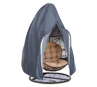 Housse De Balançoire Suspendue en Forme De Coquille D'œuf, Imperméable, for Meubles De Jardin, Housse De Protection for Chaise Suspendue, Double Œuf Housse de Fauteuil Suspendu (Color : Grey, Size :