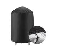 Housse de barbecue 420D pour barbecue au charbon de bois haut de gamme, housse de barbecue robuste et imperméable, résistante à la décoloration et aux UV, noire, 3036 pouces