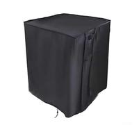Housse de barbecue à gaz d'extérieur en tissu Oxford 210D résistant aux intempéries avec cordon de serrage pour réchaud de camping et brûleur propane Noir Différentes tailles (43,2 x 63,5 x 35,6 cm)