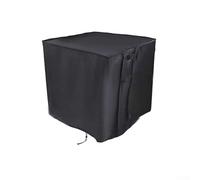 Housse de barbecue à gaz d'extérieur en tissu Oxford 210D résistant aux intempéries avec cordon de serrage pour réchaud de camping et brûleur propane Noir Différentes tailles (40,6 x 40,6 x 30,5 cm)
