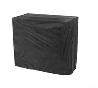 Housse de barbecue carrée imperméable offrant protection contre les rayons UV et stabilité coupe-vent pour extérieur, terrasse, jardin, barrière anti-poussière en polyester noir 90 x 63 x 70 cm (80 x
