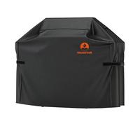 Housse de Barbecue, Couvre-Grill en Tissu Oxford 600D Heavy Duty pour Weber, Brinkmann, Grill Char, etc. UV, poussière, imperméable, résistant à la déchirure, Noir, 147.3cm x 90.9cm x 121.9cm