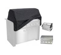 Housse De Barbecue Encastré pour Weber Summit S-460 Built-in 2010-2026,Housse élastique imperméable pour Jardin terrasse Cour et extérieur,Black