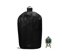 Housse de barbecue étanche 600D avec aération, grand format kamado, protection UV extérieure noire