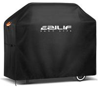 Housse de barbecue résistante aux intempéries 165 x 70 x 125 cm, tissu Oxford 210D, réfléchissante, protection pour barbecue à gaz