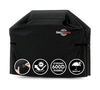 Housse de Barbecue Robuste GrillTough pour Barbecue extérieur - Imperméable, résistante aux intempéries, aux UV et à la décoloration avec Sangles réglables - (152L x 71W x 112H cm)