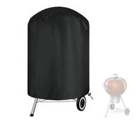 Housse de barbecue ronde pour extérieur, 89 cm de diamètre x 119 cm de hauteur, anti-poussière, imperméable, résistante aux UV et à la décoloration, tissu Oxford 210D robuste, rangement durable pour