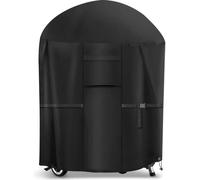 Housse de barbecue ronde résistante à l'eau, 74 x 90 cm - en toile Oxford 600D imperméable - pour barbecues au charbon et à gaz - housse de protection pour barbecue sphérique.
